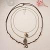 Fashion Light Luxury Trend Can Be Stacked In Multiple Layers, Alloy Pendant Necklace, Personalized Retro Casual Women's Necklace