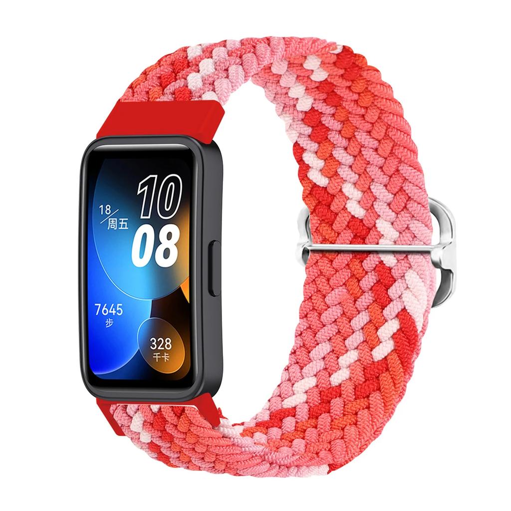 Nylon Elastic Loop Strap For Huawei Band 7/8/9/10 Sports Braided Wristband Breathable Comfortable For Huawei Band 10/9/8/7 Belt