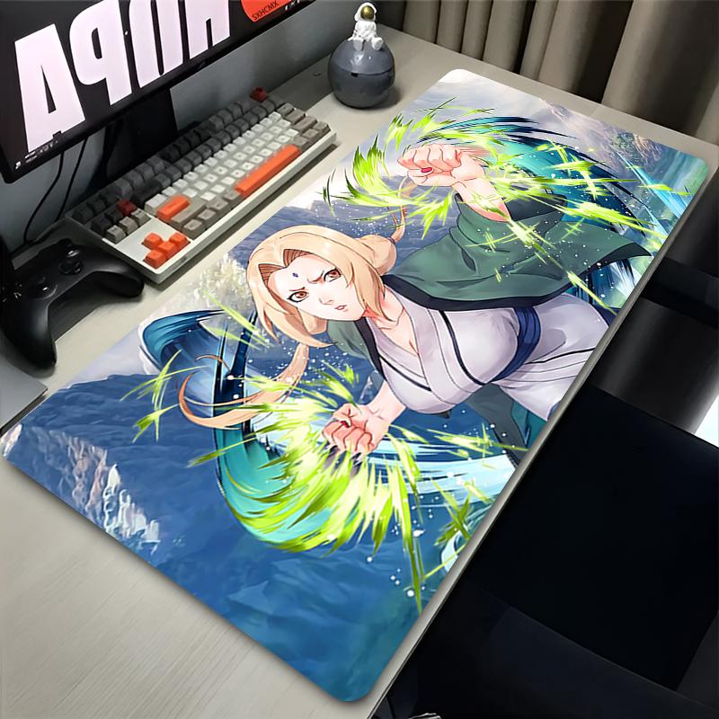 Mouse Pad Large Gamer Computer Anime NNaruto Desk Mat Keyboard Mouse Pads Anime Gaming Accessories PC Mousepad Rubber Carpet