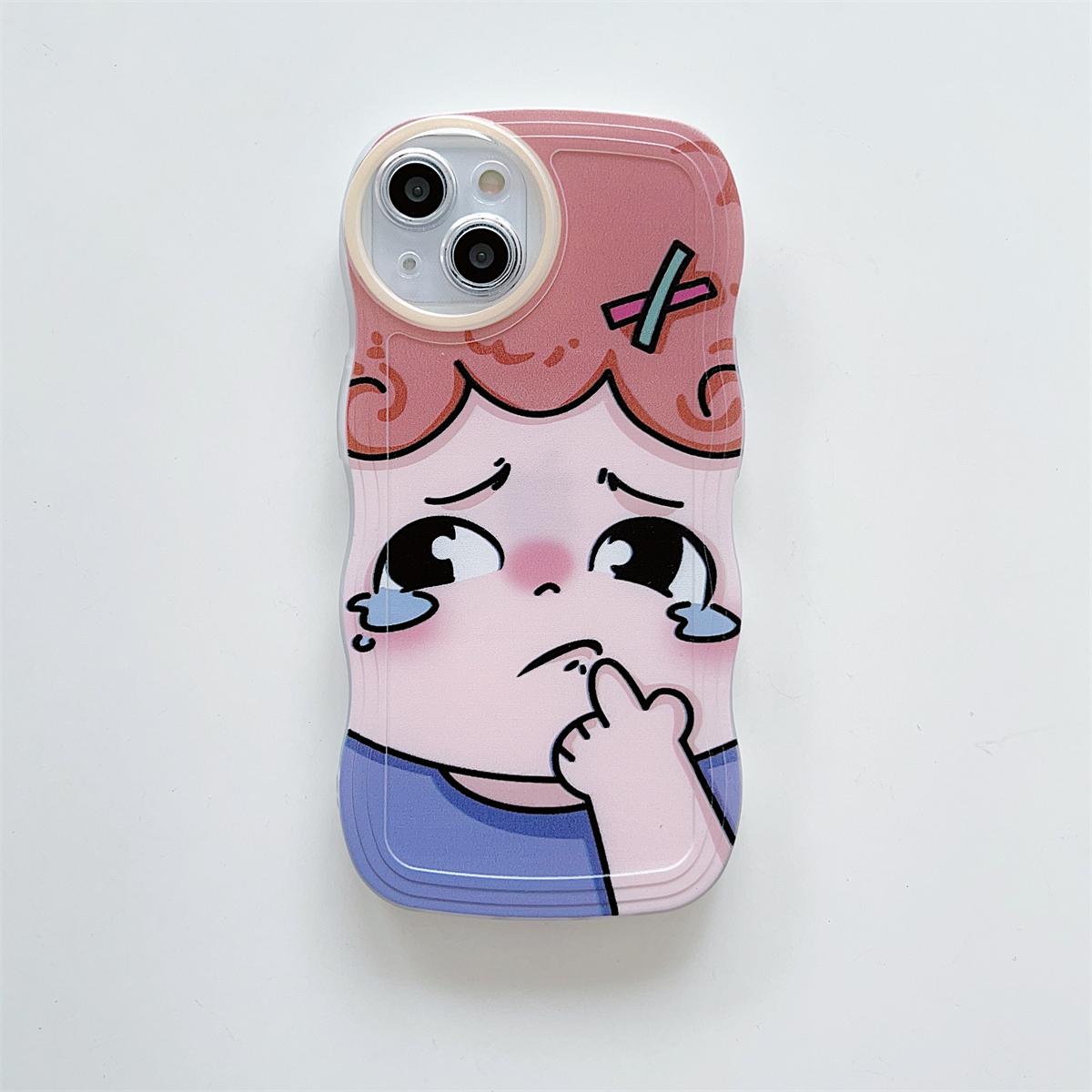 

Плачущая девушка Несчастная девушка с узором Мягкая оболочка из ТПУ Модный чехол для телефона для iPhone Samsung Vivo Xiaomi Oppo Xiaomi Redmi 13C (4G) красный