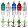 Waterproof Underwater LED Fishing Light Fish Lure Attracting Light Lamp with Squid Jig Hooks