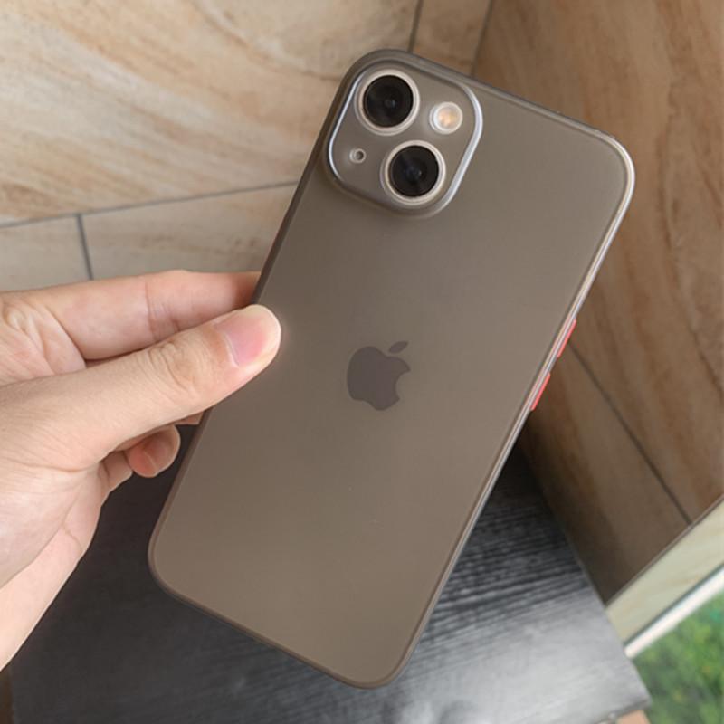 IPhone 14pro Key Phone Case Transparent Apple 14promaxpp Hard Shell Heat Dissipation Design Transparent Hard Shell
