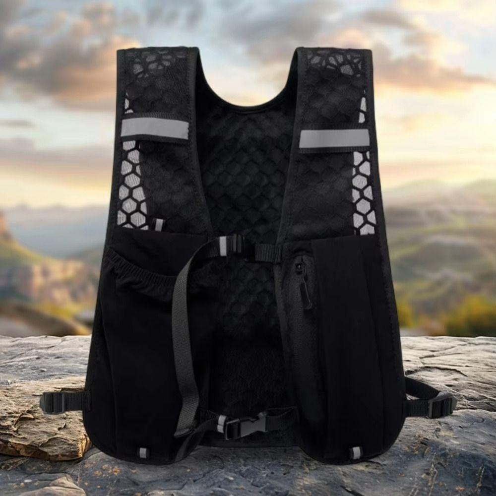 Lightweight Running Hydrating Backpack Phone Storage Pocket Hydration Running Vest  Biking Hiking