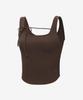 GRANDE LINE Elflex Rib Front Ribbon Sleeveless