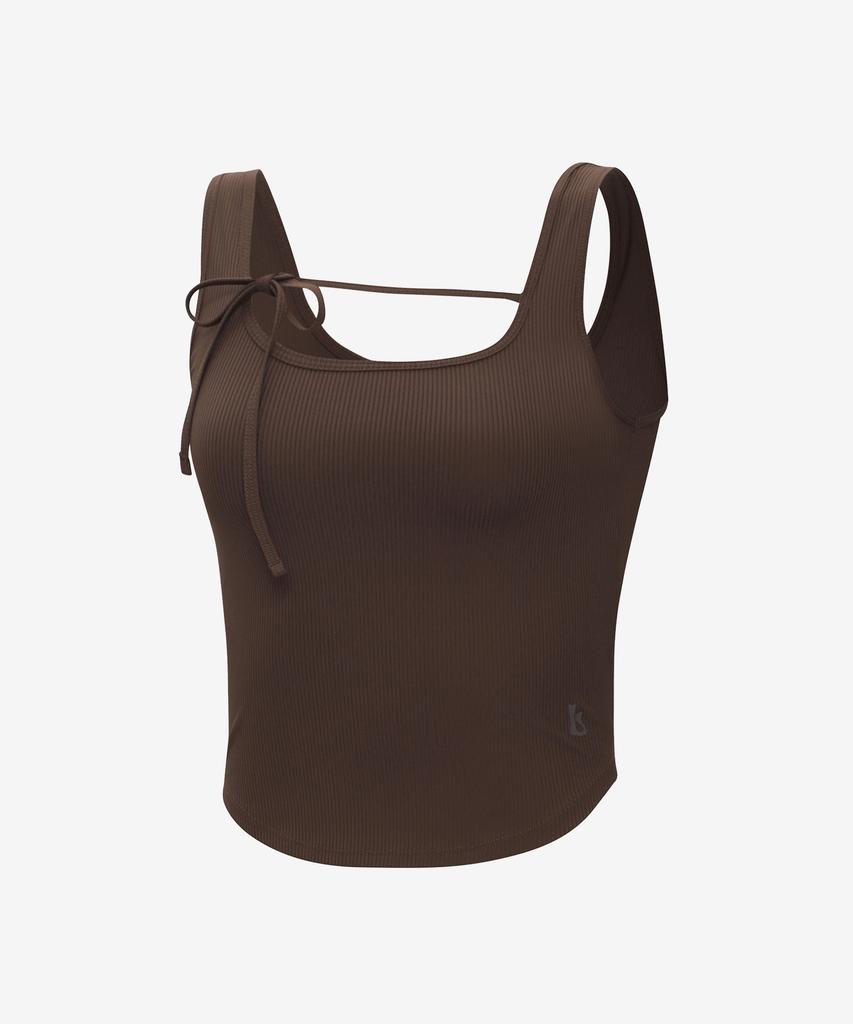 GRANDE LINE Elflex Rib Front Ribbon Sleeveless
