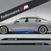 2pcs Car Side Skirt Sill Carbon Fibre Body Protection Sticker For M Performance 1 3 5 7 Series M3 M4 M5 M6 X1 X3 X5 X6 X7