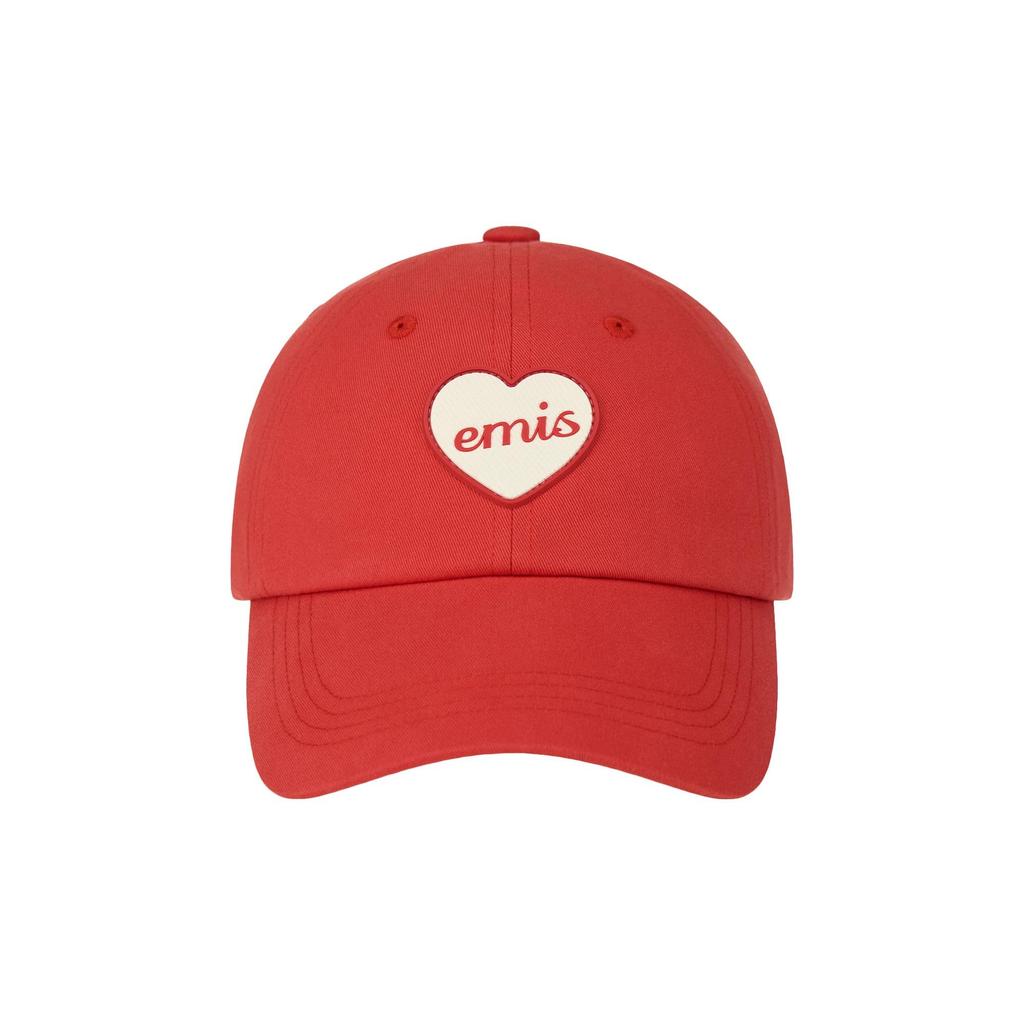 Emis HEART RUBBER PATCH BALL CAP - 6 Aesthetic Colors