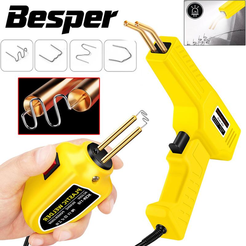 50/100W Hot Stapler Plastic Welder Kit, 200-1000PCS Staples, Plastic Welder Gun for Car Bumper Repair, Plastic Repair Kit