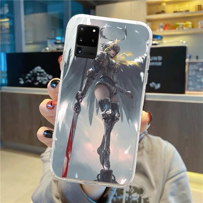 Ghost Knife Handyhülle Für Samsung Galaxy S10 S21 S22 Plus Ultra A91 A51 A21S A12 Transparentes Handycover