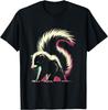 Colorful Skunk - Vintage Smelly Skunk Squad Street Cat Lover T-Shirt