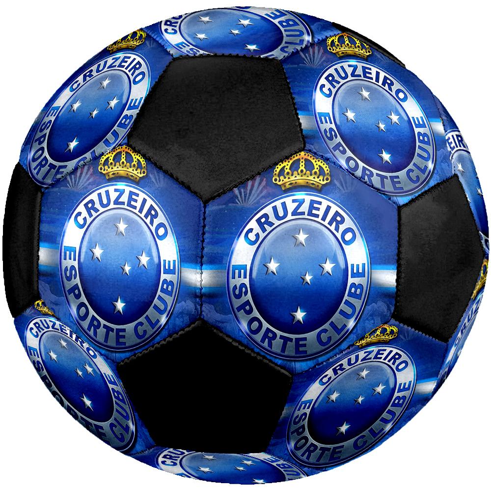 Cruzeiro Esporte Clube Soccer Ball, Colorful, Suitable for All Ages, Machine-stitched, PVC Material, Competition Grade, Durable and High Bounce