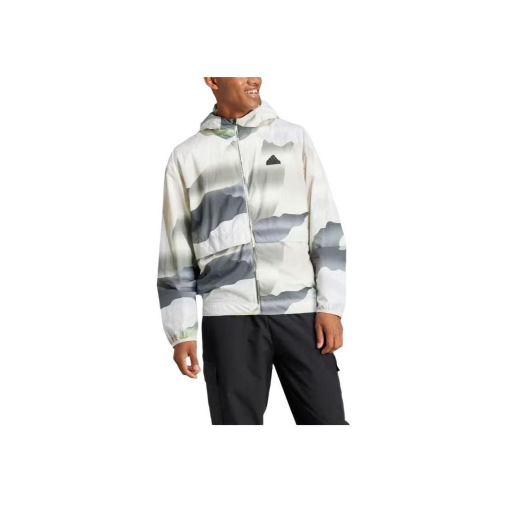 Adidas City Escape Full-Zip Hoodie Mehrfarbig/Legend Ivy Herren Streetwear IN3707