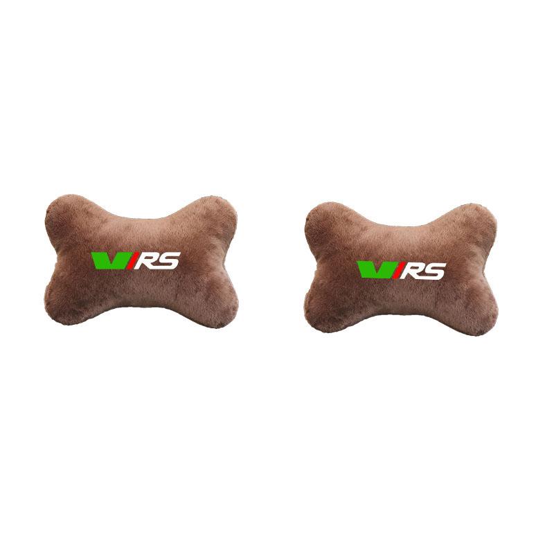AAAJH1 Oreiller de Nuque pour Appui-tête de Voiture Protections d'Épaule pour Ceinture de Sécurité pour Skoda VIRS VRS RS Octavia Fabia Rapid Superb Root Accessoires Auto