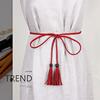 Tassel Waist Chain Adjustable Braided Belts Multi-application Tassel Belt