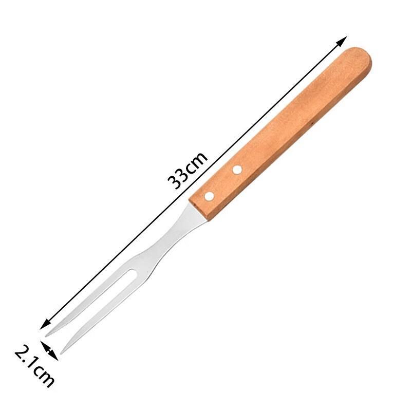 Zhishi 4-teiliges Edelstahl-Grillwerkzeug-Set