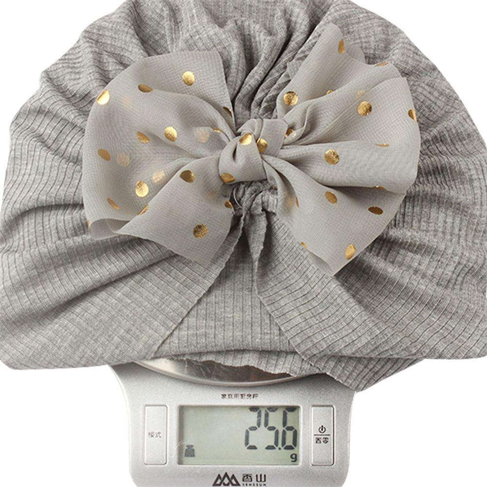 Soft Headwear Hair Accessories Infant Hospital Hat Head Wrap Baby Turban Hat Bowknot Beanies