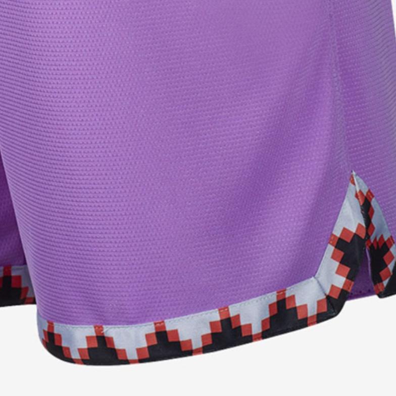 Nike Dri-Fit DNA Color Block Side Sports Basketball Pants Men Bottoms Purple AT3151-505