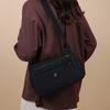 Multi-Layer Shoulder Bag Lightweight Crossbody Bag Solid Color Commuter Women's Bag