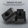 5pcs Black Oxide Finish T Slot Nuts Durable Machine Tool Nuts T Track Nut  Woodworking Jigs