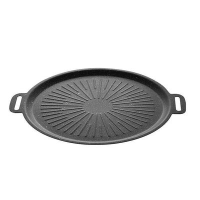 Nepriľnavý kórejský grilovací panvica, Multifunkčná teppanyaki platňa na vnútorné použitie, Kompatibilná s indukčným a plynovým sporákom