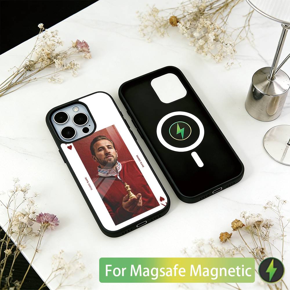 

Football Star H-Harry Kane Phone Case For iPhone17,16,15,14,13,12,11 Plus,Pro Magnetic For Magsafe Wireless Charging iPhone12mini