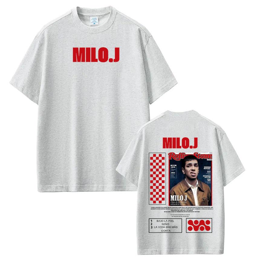 Rapper Milo  J Album Cover 2025 Graphic Tshirt Men Women Fashion Hiphop Tshirt Shortsleeved Loose Casual Harajuku Tshirts