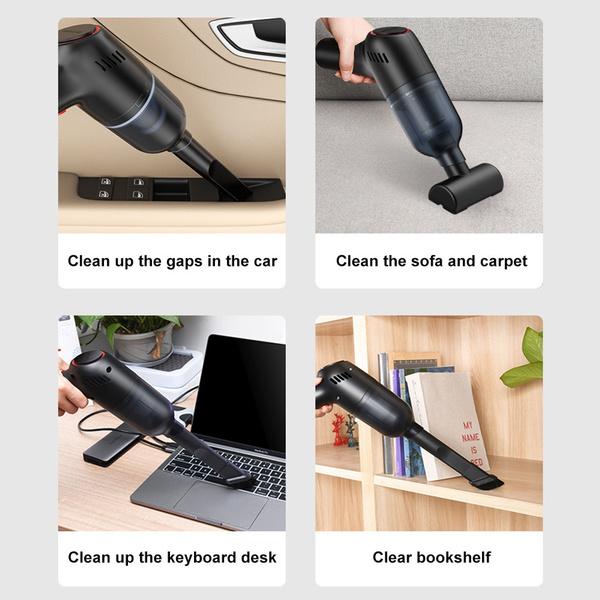 8000Pa 120W High Quality Wireless Vacuum Cleaners For Car&Home Dual-Use, Cordless Multifunctional Vacuum Mini Powerful Auto Car Handheld Vacuum