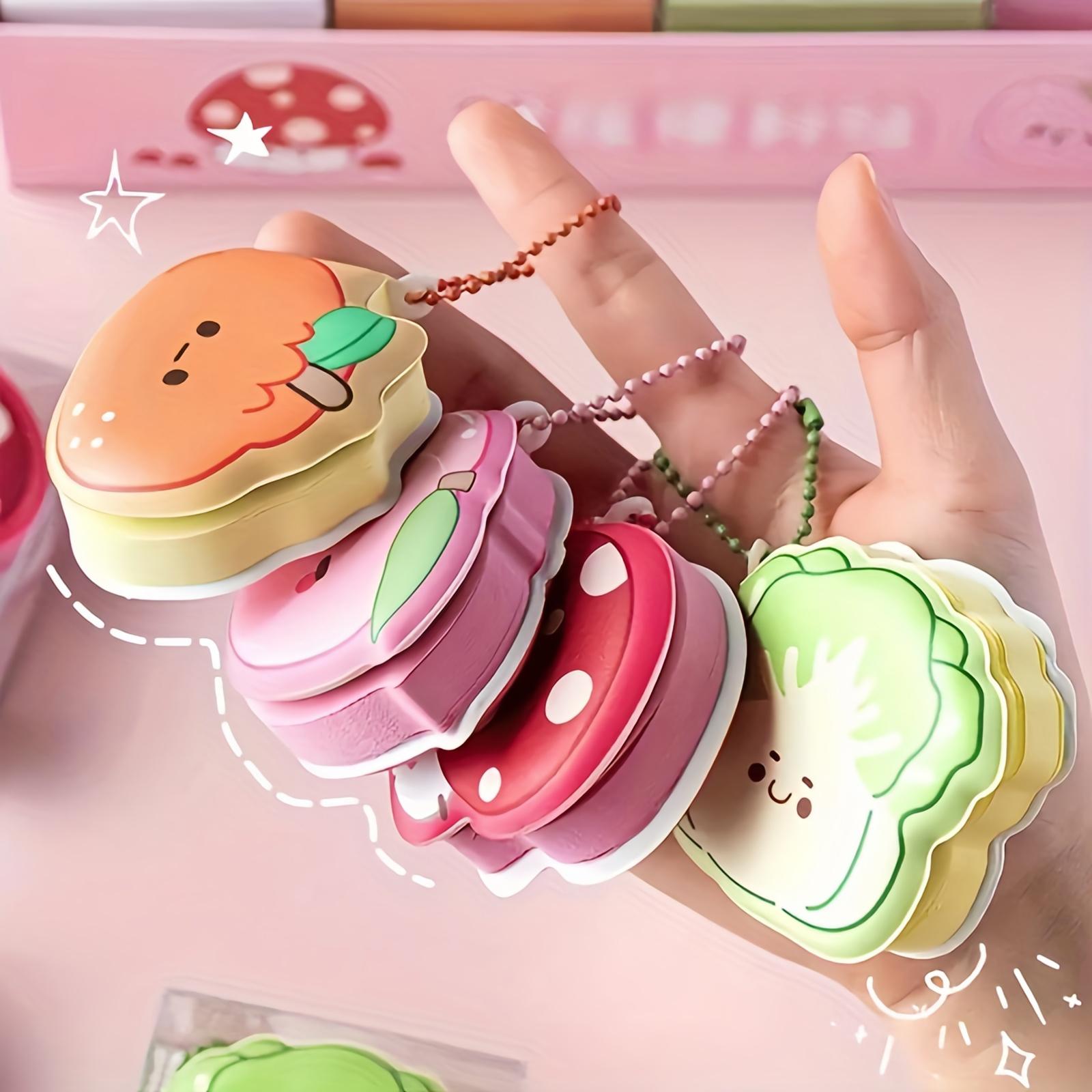 1PC Stress-Relief Mini Bean Notebook: Cute and Adorable Pocket-Sized Memo Pad for Squeezing Fun