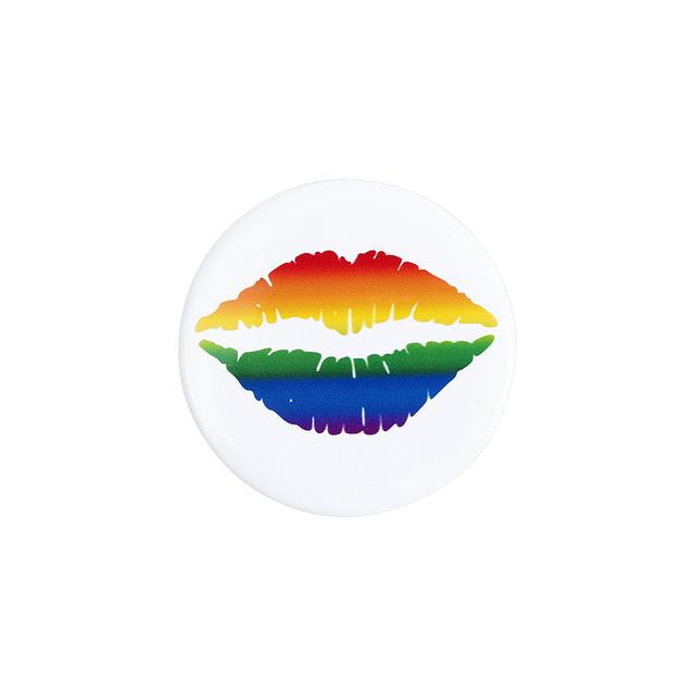 Mândrie Pumn Curcubeu Inimă Dragoste Drapel Buze Broșe Insigne Glbtq personalizate pentru geantă Bijuterii cu revere Cadou pentru lesbiene gay Prieteni