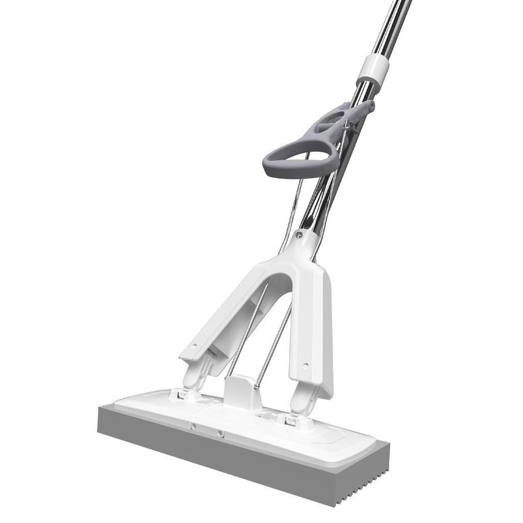 Sponge Mop 2025: Foldable PVA Hand-Free for Wet/Dry Cleaning
