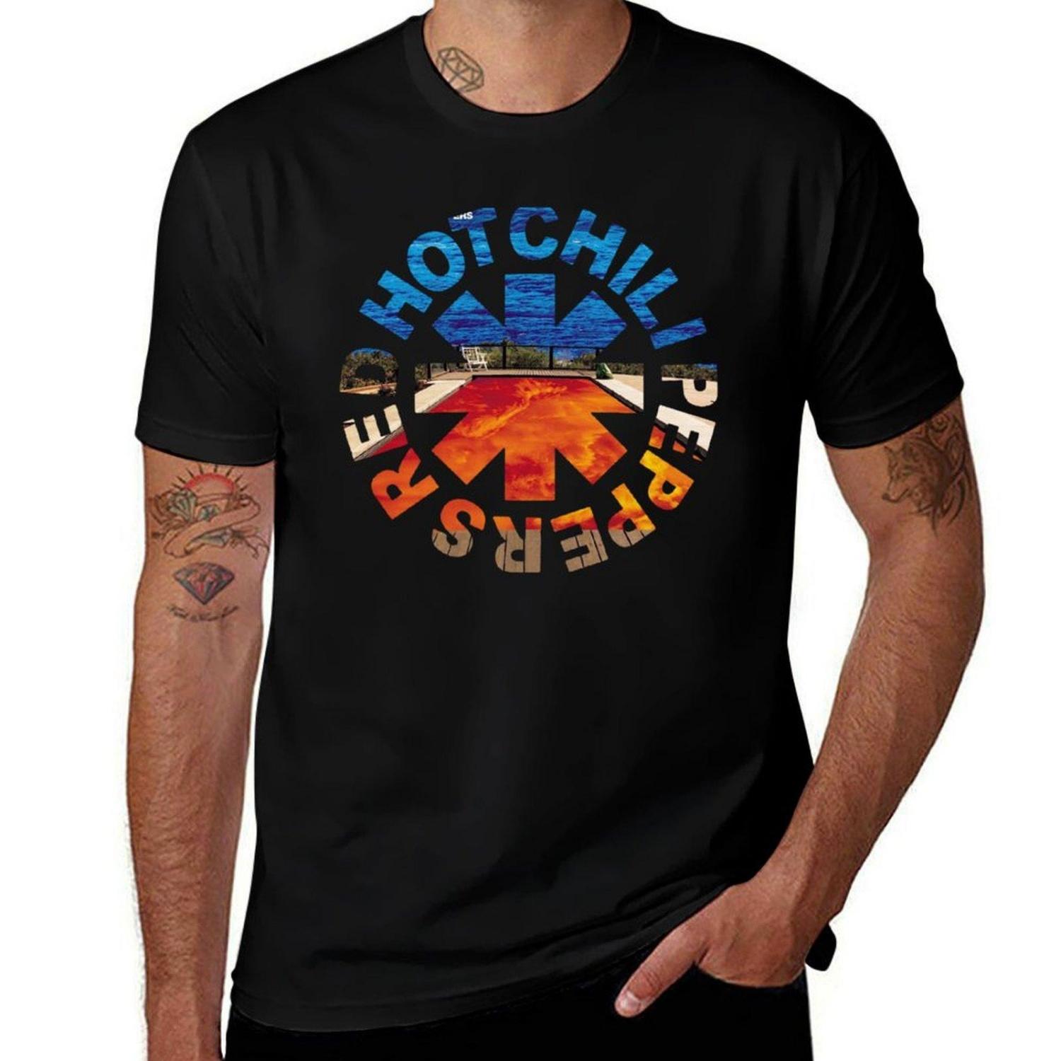 Californication Rhcp-Hot Stadium Arcadium T-Shirt Essential T Shirt Korean Fashion Men s T-shirts S чёрный