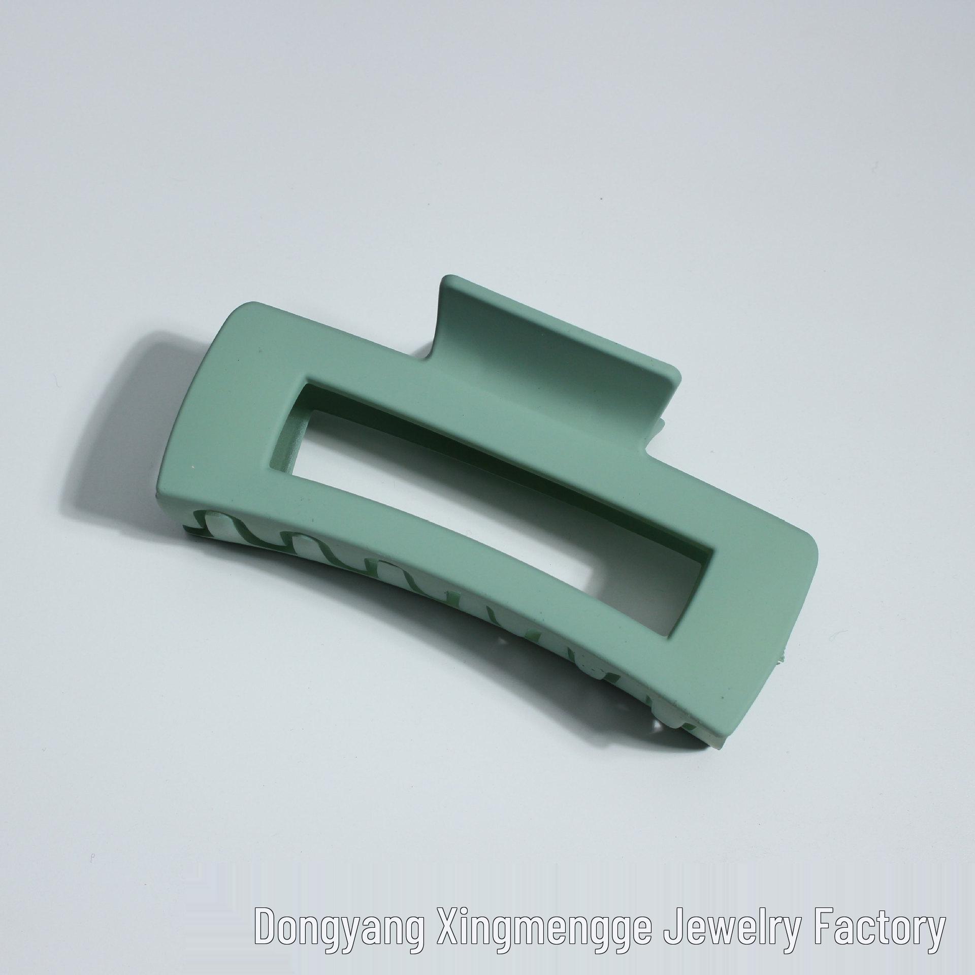Korean Style Frosted Square Updo Hair Clips - Versatile Large Shark Hairpins