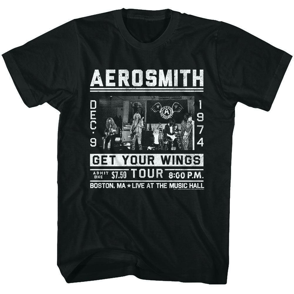 Aerosmith Wings Tour 64 T-Shirt_Black XL