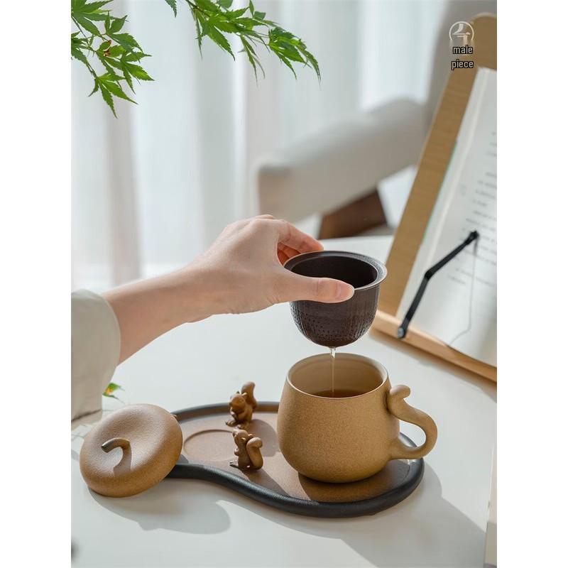 Wanqiantang (Edenus) Ceramic Tea Separation Master Cup Gift Set