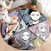 Re Zero Round Area Rug Carpet Rug For Living Room Bedroom Sofa Playroom Decor Nonslip Floor Mat