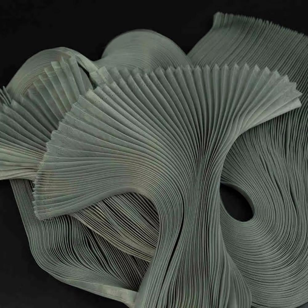 Small Wrinkle Pleated Organza Fabric 142cm Wide DIY Stiff Material  Stage Decoration