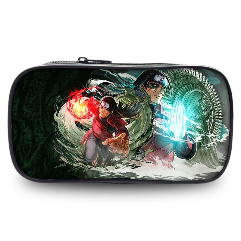Naruto Themed Anime Printed Student Single Layer Stationery Storage Bag Pencil