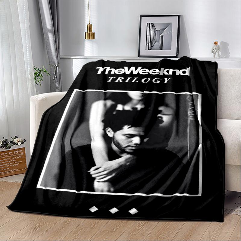 3D The Weeknd X.O R&B Singer Blanket,Soft Throw Blanket for Home Bedroom Bed Sofa Picnic Travel Office Cover Blanket Gift Kids