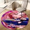 Personalized K-KPop Demon Hunters Round Chair Office Rug - Perfect for Mat, Office Chair & More - Ideal Gift for Birthdays and Holidays