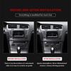 Painel de Controle de Ar Condicionado Botão Seletor Painel de Botões Adesivo de Moldura Para Volkswagen Golf 7 Mk7 Vii 2013-2019 Acessórios Automotivos