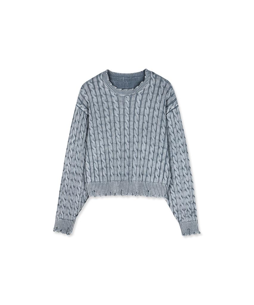 Aejyuttingkeumamaindeu Washed Memory Knit_Sky Blue(W)