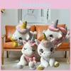 Cute Unicorn Plush Toy Doll With Soft Short Fur Perfect For Sleeping And Cuddling Ideal Gift For Kids 20cm Sitting Style
