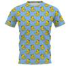 Cartoon yellow duck T-shirt 3D printing T-shirt men's and women's T-shirt short-sleeved street trend crew neck top Asian size