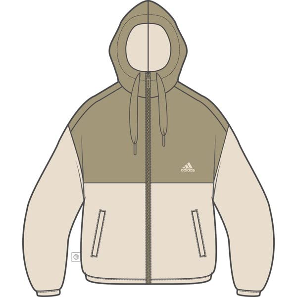 adidas Must Haves Boa Full-Zip Jacket / W MUST HAVES BOA FULL-ZIP JACKET Ecru Tint/Beige Tone XL