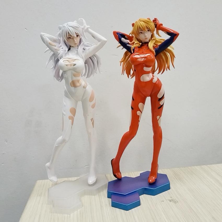 30CM NEON GENESIS EVANGELION Asuka Langley Soryu Ayanami Rei girl figure PVC Action Collectible Anime Model Adult doll Toys Gift