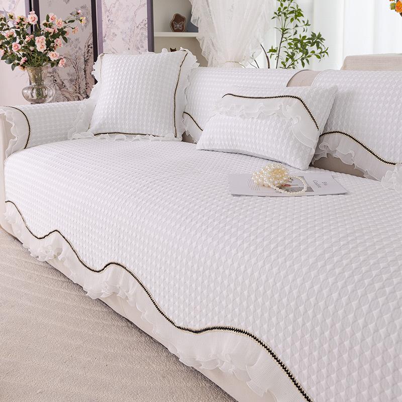 

Ice Silk Sofa Cushion, Summer And Summer Non-Slip Mat, Seat Cushion New Fabric Cover Cover Cloth 70*70cm