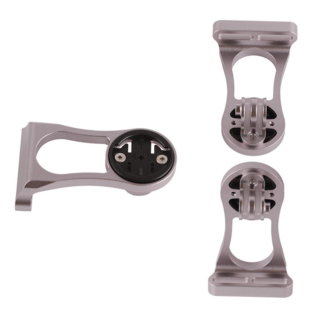 Fahrradtacho Computer Aluminiumlegierung Verlängerungshalterung für Garmin (Titan)