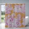 Rustic Countryside Toile Print Water-Resistant And Mildew-Resistant Shower Curtain With Classic Design For Bathroom Decor
