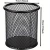 12er-Pack Metall-Stifthalter, Drahtgitter-Stifthalter, tragbare Stifteaufbewahrungsbox, Bleistifthalter, geeignet für Bürotisch