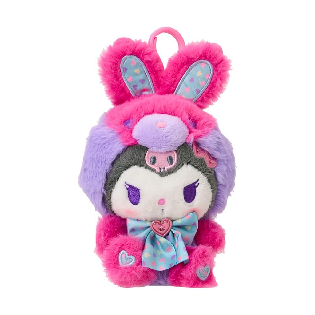 Sanrio Mascot Holder Kuromi Strap Accessory Suitable for Ages 6 and Up Polyester ABS Resin Item 302112 (Spring Rabbit) - - & - No.